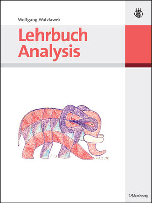 cover image of Lehrbuch Analysis